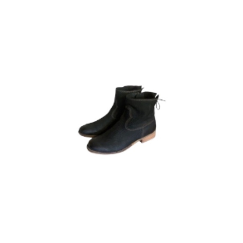 Josef Seibel Black Leather Booties - Women’s Size 42